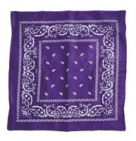 Sjaaltje Lila Zakdoek Denim - thumbnail