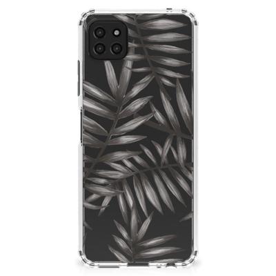 Samsung Galaxy A22 5G Case Leaves Grey Samsung Galaxy A22 5G Case Leaves Grey