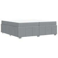 Bedframe Lichtgrijs 200 x 200 cm Stof - thumbnail