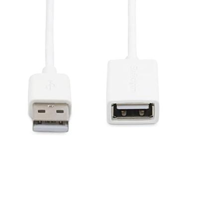 StarTech.com 3 m witte USB-verlengkabel - A-naar-A M/F