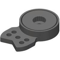 Team Corally - Servo Saver HD Large Universal (23-24-25 Spline) 3 mm gat (C-10124-3) - thumbnail