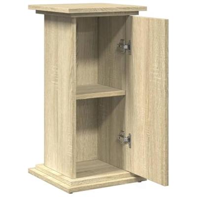 VidaXL Sokkel met opbergruimte 31x30x60 cm bewerkt hout sonoma eiken