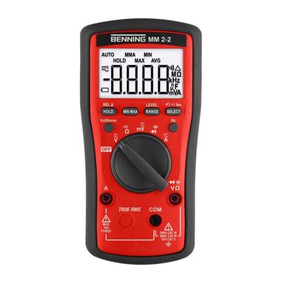 Benning MM 2-2 Multimeter Digitaal CAT III 600 V, CAT IV 300 V Weergave (counts): 6000