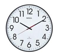 Maul 9054890 Wandklok Zendergestuurd 47.7 cm x 54 mm Zwart Slepend uurwerk (geluidsloos) - thumbnail