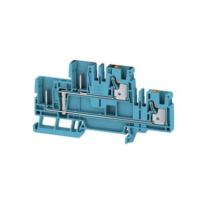 Weidmüller 2540270000 Doorgangsserieklem 6.1 mm Push-In-klem, Steekaansluiting Blauw 50 stuk(s)