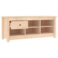 VidaXL Schoenenkast 110x38x45,5 cm massief grenenhout - thumbnail