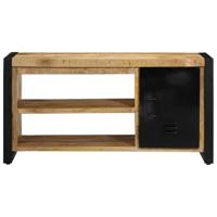 Schoenenbank Bruin 100 x 40 x 50 cm Massief mangohout - thumbnail