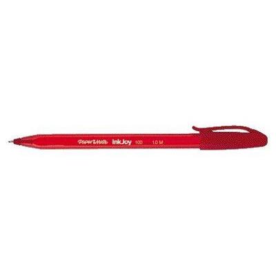 Balpen Paper Mate Inkjoy 100 medium rood | 50 stuks Balpen Paper Mate Inkjoy 100 medium rood | 50 stuks
