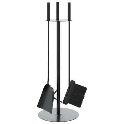 VidaXL 4-delige openhaardgereedschapset 22x59 cm staal VidaXL 4-delige openhaardgereedschapset 22x59 cm staal