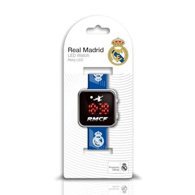 LED-horloge - KINDERLICENTIE - Real Madrid - Leeftijd 4+ - Blauw