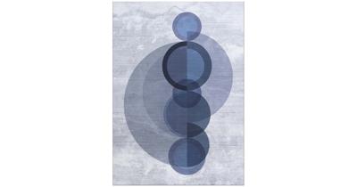 Jackie And The Fish - Vloerkleed Dancer Arara Blue Rond (outlet) - Rond 200 cm