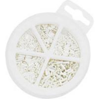 NWS 144-BS-500 Assortiment adereindhulzen 0.5 mm², 0.75 mm², 1 mm², 1.5 mm², 2.5 mm² Ongeïsoleerd Zilver 500 stuk(s) - thumbnail