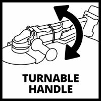 Einhell Professional AXXIO 36/230 Q 4431160 Haakse accuslijper 70 mm Zonder accu, Zonder lader, Incl. snelspanmoer 36 V - thumbnail