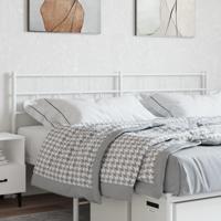 Hoofdbord 160 cm metaal wit - thumbnail