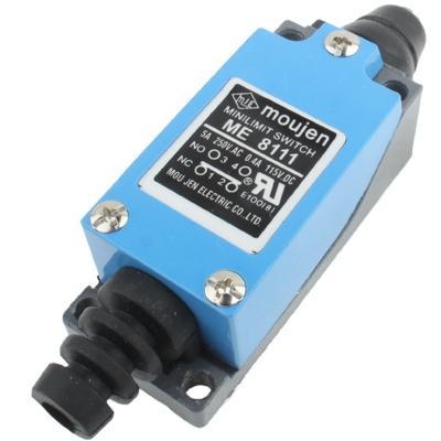ME-8111 Self-reset Pin Plunger Type AC Mini Limit Switch(Blue) ME-8111 Self-reset Pin Plunger Type AC Mini Limit Switch(Blue)