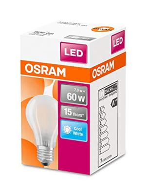 OSRAM HOMELIGHTING 4058075115897 LED-lamp Energielabel E (A - G) E27 Peer 6.5 W = 60 W Koudwit (Ø x l) 60 mm x 105 mm 1 stuk(s) OSRAM HOMELIGHTING 4058075115897 LED-lamp Energielabel E (A - G) E27 Peer 6.5 W = 60 W Koudwit (Ø x l) 60 mm x 105 mm 1 stuk(s)