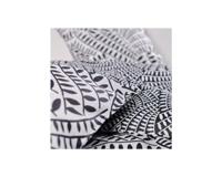 Dekbedovertrek set TODAY Wit Zwart 260 x 240 cm - thumbnail