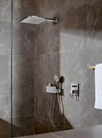 Hoofddouche HansGrohe Raindance E 300 1jet Met Douche-arm Mat Zwart - thumbnail