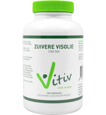 Vitiv Zuivere visolie 1000mg 100 Capsules