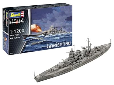 Revell 1/1200 Battleship Gneisenau Revell 1/1200 Battleship Gneisenau