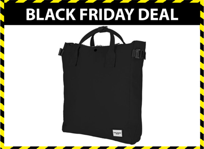 Nörlander Enkele fietstas 16L - Met handvat - Boodschappen rugtas - Zwart