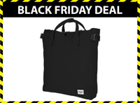 Nörlander Enkele fietstas 16L - Met handvat - Boodschappen rugtas - Zwart - thumbnail