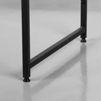 Bureau met planken Max Home Staal Melamine spaanderplaat 84 x 148 x 50 cm - thumbnail