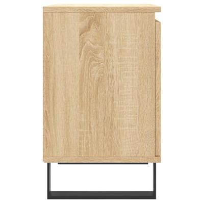 Nachtkastjes 2 st 40x30x50 cm bewerkt hout sonoma eikenkleurig