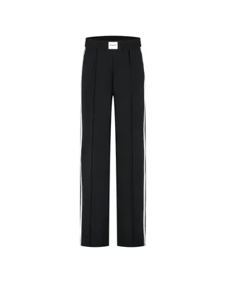 Malelions Studio Loose Fit Broek Dames Zwart/Wit - Maat L - Kleur: WitZwart | Soccerfanshop Malelions Studio Loose Fit Broek Dames Zwart/Wit - Maat L - Kleur: WitZwart | Soccerfanshop