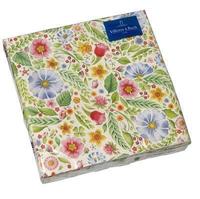 VILLEROY & BOCH - Easter Accessoires - Servetten 20st 33x33cm Flowers