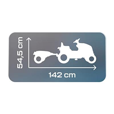 Smoby Farmer XL traptrekker met trailer - Groen Smoby Farmer XL traptrekker met trailer - Groen