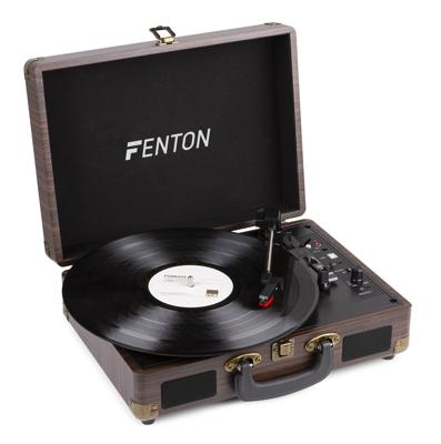 Fenton RP115B retro platenspeler met Bluetooth en USB - Houtlook Fenton RP115B retro platenspeler met Bluetooth en USB - Houtlook