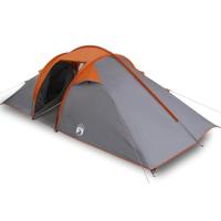 Tunnel tent met dak Grijs en Oranje 510 x 240 x 156 cm taft - thumbnail