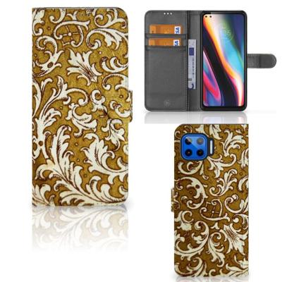 Wallet Case Motorola Moto G 5G Plus Barok Goud Wallet Case Motorola Moto G 5G Plus Barok Goud