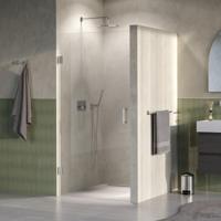 Brauer Void - Nisdeur - Helder Glas - 90 x 200 cm - Omkeerbaar - incl. Glascoating - PVD RVS-Kleurig Geborsteld - thumbnail