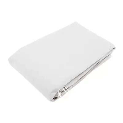 Winterafdekhoes met rits H 2 meter D 200 cm wit