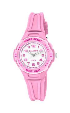 Horlogeband Calypso K6070-1 Rubber Roze 7mm Horlogeband Calypso K6070-1 Rubber Roze 7mm