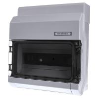 Hensel 6100046 KV 9112 M Kleine verdeelkast Opbouw (op muur) Aantal groepen: 12 Aantal rijen: 1 Inhoud: 1 stuk(s)