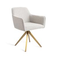 Jesper Home Eetkamerstoel 'Hofu' Turn Gold, kleur Checkers Charm - thumbnail