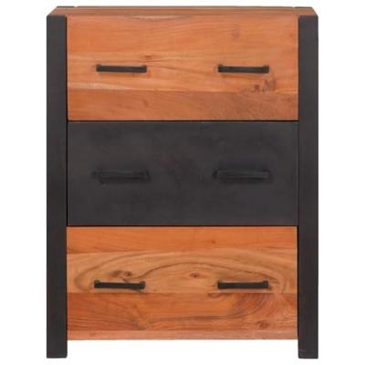 Dressoir met lade Bruin 55 x 30 x 75 cm Massief Acaciahout