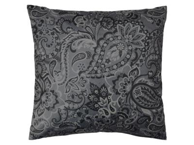LIVARNO Kussenhoes 40 x 40 cm (Paisley print grijs)