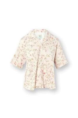 Pip Studio Pip Studio Flora Short Sleeve Top Little Delhi Owhite L