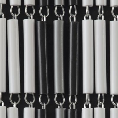Sunarts kant en klaar vliegengordijn 90 x 210 Banen wit / zwart / zilver model 408 Sunarts kant en klaar vliegengordijn 90 x 210 Banen wit / zwart / zilver model 408