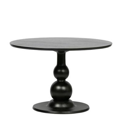 WOOOD Ronde Eettafel 'Blanco' Ø120cm, kleur Zwart