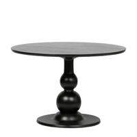 WOOOD Ronde Eettafel 'Blanco' Ø120cm, kleur Zwart - thumbnail