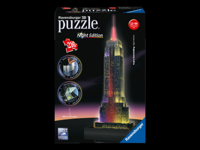 Ravensburger 3D-puzzel night edition (Empire State) - thumbnail