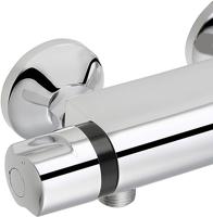 Saqu Ecoline douche thermostaatkraan 12cm chroom - thumbnail