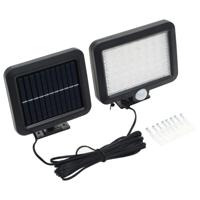 vidaXL Solarlamp met bewegingssensor LED-lichten wit - thumbnail