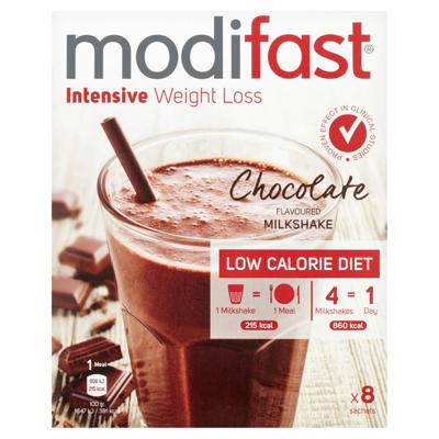 Modifast Intensive Choco Flavoured Milkshake 8x55g