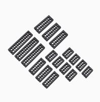 Corsair compatible Premium Kabelkamm Combo Kit (Gen 4) - schwarz - thumbnail